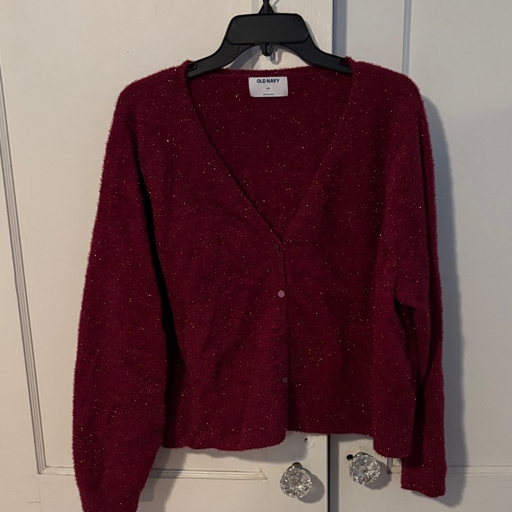 Old Navy Women's hot pink Cardigan